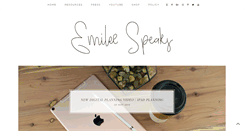 Desktop Screenshot of emileespeaks.com